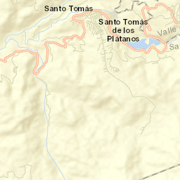 Santo Tomás de los Plátanos Street Map