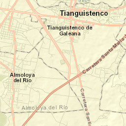 San Mateo Texcalyacac Street Map