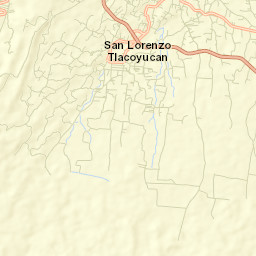 San Lorenzo Tlacoyucan Street Map