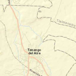Tenango del Aire Street Map