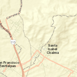 Zentlalpan Street Map