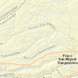 San Miguel Tianguizolco Street Map