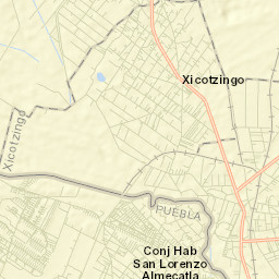 Xicohtzinco Street Map