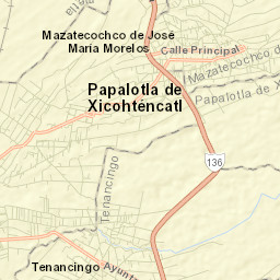Tenancingo Street Map