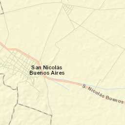 San Nicolas Buenos Aires Street Map