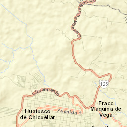 Huatusco Street Map