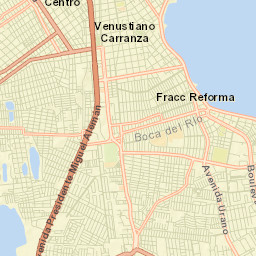 Veracruz Street Map