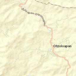 Otzoloapan Street Map