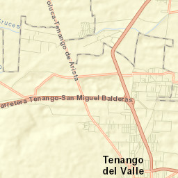 San Francisco Tetetla Street Map