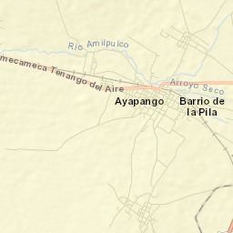 Ayapango Street Map