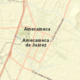 Amecameca Street Map