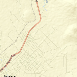 Acajete Street Map