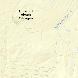 Libertad Álvaro Obregón Street Map
