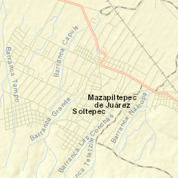 Mazapiltepec Street Map
