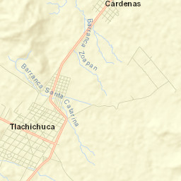 Tlachichuca Street Map