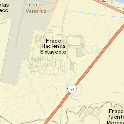 Hacienda Sotavento Street Map