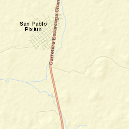 San Pablo Pixtún Street Map