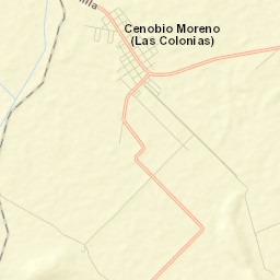 Cenobio Moreno Street Map