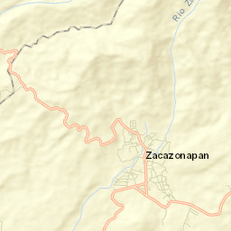 Zacazonapan Street Map