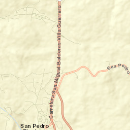 Santa Cruz Pueblo Nuevo Street Map