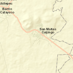 San Matías Cuijingo Street Map