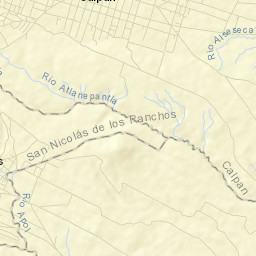 San Andrés Calpan Street Map