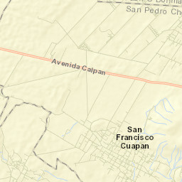 San Pedro Cholula Street Map