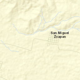San Miguel Zoapan Street Map