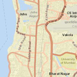 Vile Parle Street Map