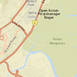 Ghatkopar Street Map