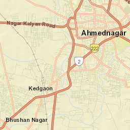 Ahmednagar Street Map