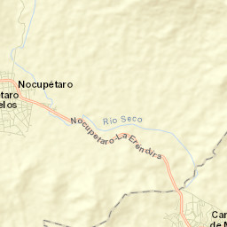 Nocupétaro Street Map