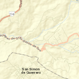 San Simón de Guerrero Street Map