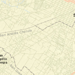 San Gregorio Atzompa Street Map