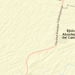 Ahuatepec de Camino Street Map
