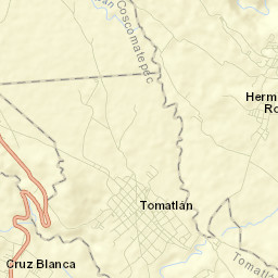 Tomatlán Street Map