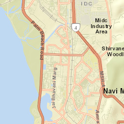 Navi Mumbai Street Map