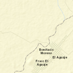 Bonifacio Moreno (El Aguaje) Street Map