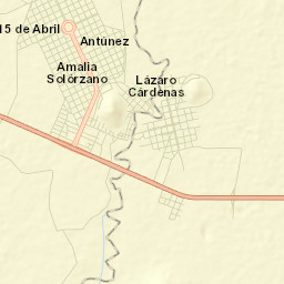 Antúnez Street Map