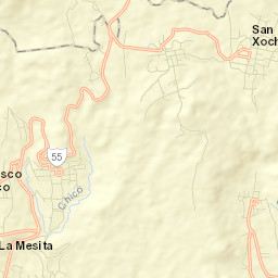 San Juan Xochiaca Street Map