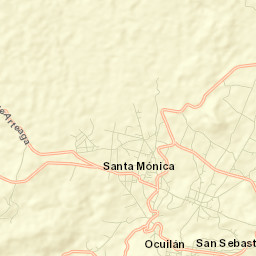 Santa Mónica Street Map