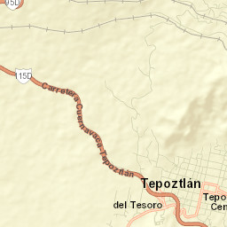 Tepoztlán Street Map