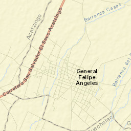 San Antonio Portezuelo Street Map