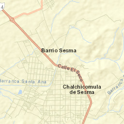 Ciudad Serdán Street Map