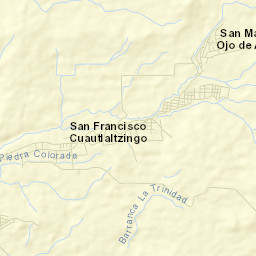 San Francisco Cuautlancingo Street Map