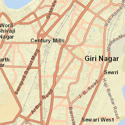 Sewri Street Map