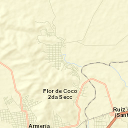 Cofradía de Juárez Street Map