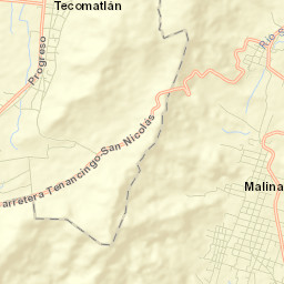 San Miguel Tecomatlán Street Map