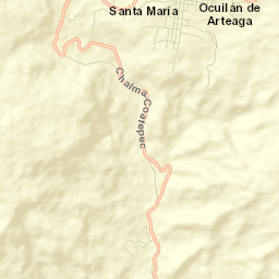 Ocuilan de Arteaga Street Map