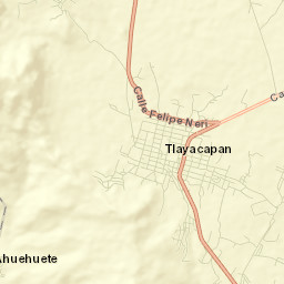 Tlayacapan Street Map